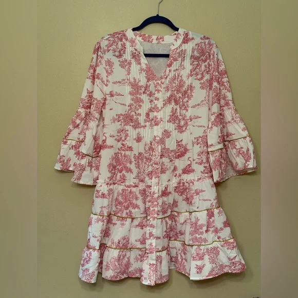 Floral Pink Dress - Picture 4 of 8